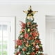 thumbnail image 5 of Iron Christmas Tree Topper Star with LED Lights, Wicker Fleecy Snowflake Design, Festive Holiday Home Decor for Indoor Xmas Party Decoration, 5 of 6