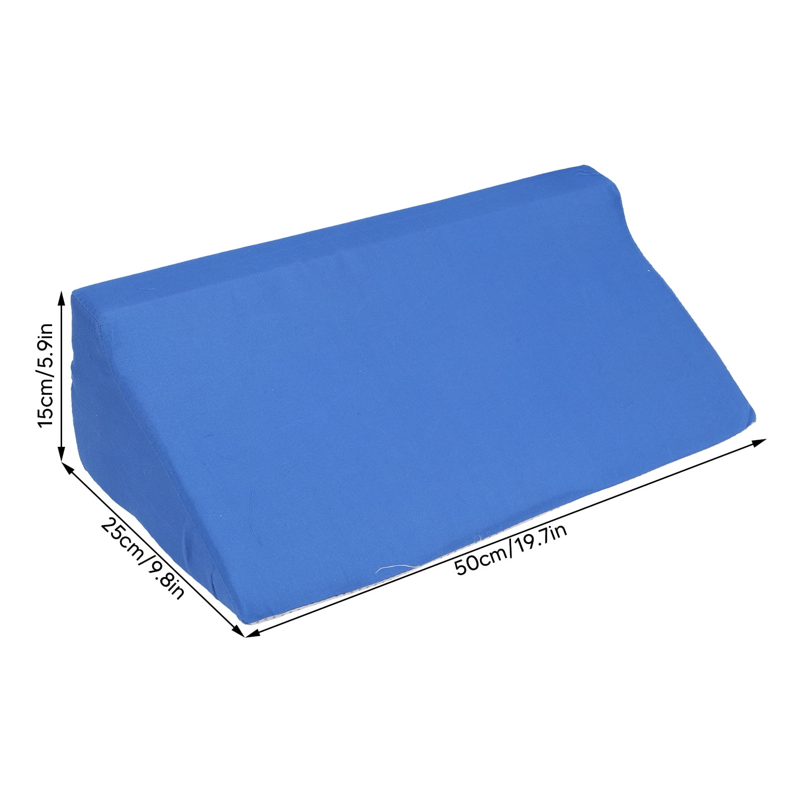 Oreiller Compensé Triangulaire Pour Patient Alité – Mousse Haute Densité 50x24x15 Cm, Soutien Ergonomique - 7