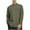 1 Army Green, variant on Mens Linen Shirts Long Sleeve Summer Shirts Grandad Collar Button Up Shirt Retro Classic Fit Designer Shirt Plain Colour Smart Tops with Pocket Trendy Men Streetwear M-3XL