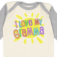 thumbnail image 4 of Inktastic I Love my Gramma- sun and rainbow letters Boys or Girls Long Sleeve Baby Bodysuit, 4 of 5