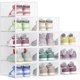 thumbnail image 1 of Cajas para Zapatos, Organizador de Zapatos de Plástico, Juego de 12, para Zapatos hasta 43, Transparente y Blanco Nube MLSP312W01, 1 of 10