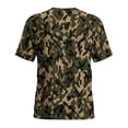 thumbnail image 4 of Yaoyar Mens and Womens Camouflage T-Shirt Sports Fitness Short Sleeve Blouse Military Camo Tees Summer Outdoor Crewneck Vintage Shirt Athletic Workout Tops,Camouflage,2XL, 4 of 8