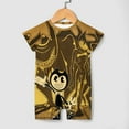 thumbnail image 4 of Bendy And The Ink Machine Baby Boy Girl Short Sleeve Romper Clothing Set Print Cartoon Baby Summer One Piece Jumpsuit, 4 of 8