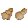 thumbnail image 1 of (2-Pack) Rinsvye Wood Christmas Tree Serving Wire Racks for Baking Sheets Tray Christmas Charcuterie Board Cute Cutting Board Funny Serving Dish for Cheese Fruit Bread Vegetables Snack Dessert, 1 of 5