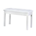 thumbnail image 1 of Milaget Keyboard Bench Heavy Duty Piano Bench for Stage Performance Electronic Piano White, 1 of 9