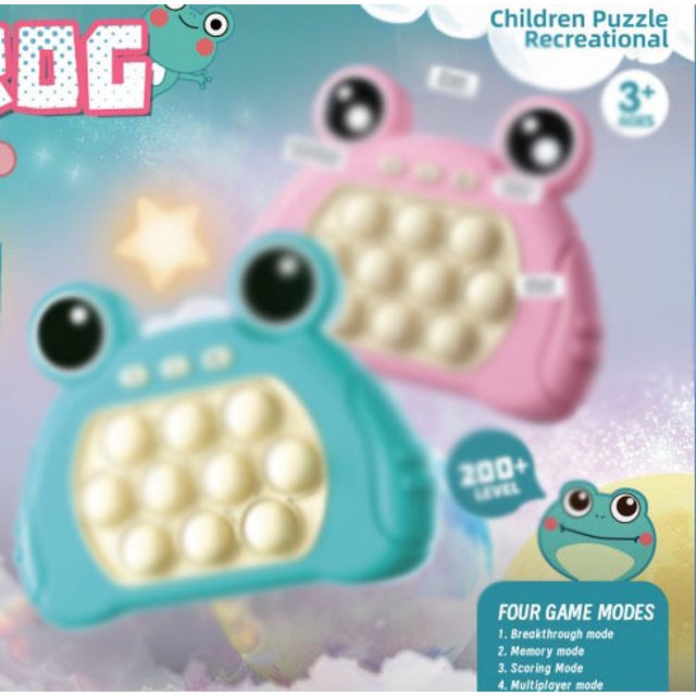 Puzzle Game Machine Pop Fidget Luminous Toy, Pattern Pop-up Game, Anti-anxiety Autism Squeeze Sensory Toy--Youyoupin