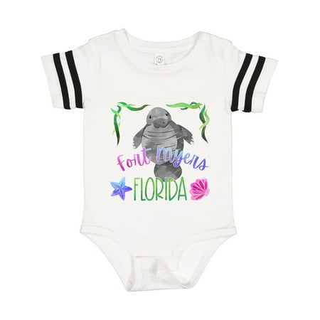 

Inktastic Fort Myers Florida Cute Swimming Manatee Gift Baby Boy or Baby Girl Bodysuit