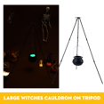 thumbnail image 2 of Ruifaya Decoración de Halloween para exteriores: caldero de brujas grande con trípode para iluminación de jardín, 2 of 7