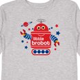 thumbnail image 4 of Inktastic Robot Little Brother Boys Long Sleeve Toddler T-Shirt, 4 of 5