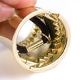 thumbnail image 3 of Thinson Bandes de Cheveux Haute Élasticité Nœud Extensible Réglable Solide Élégant Anneau Queue de Cheval Accessoires Chouchous Sans Couture Or, 3 of 9