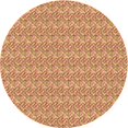 thumbnail image 1 of Ahgly Company Machine Washable Indoor Round Transitional Grapefruit Red Area Rugs, 3' Round, 1 of 7