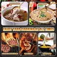 thumbnail image 3 of Juego de 9 Utensilios de Cocina de Acero Inoxidable 304: Espátula, Cuchara Sólida, Espumadera, Tenedor, Cucharón y Espumadera., 3 of 6