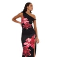 thumbnail image 2 of Forever 21 Women’s Maxi Dress with Side Ruching Detail and High Neckline, Sleek Fitted Silhouette with Side Slit for Evening and Special Occasions, XS-XL, 2 of 6