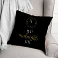 thumbnail image 3 of Creative Products Midnight Countdown 18x18 Spun Poly Pillow, 3 of 3