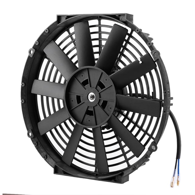 Radiator Fan,12in Pull/Push Car Radiator Auto Accessory Car Cooling Fan Luxury Finish