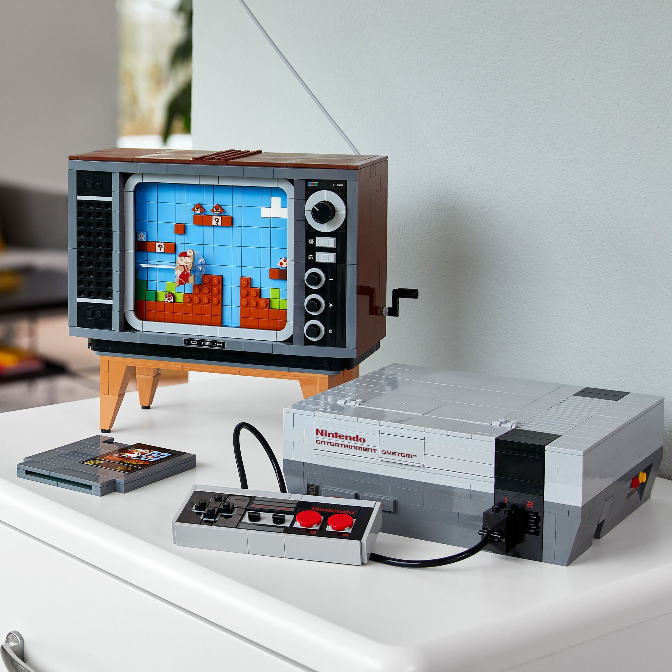 LEGO 71374 Super Mario Nintendo System, Adult DIY, Model Building 