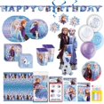 thumbnail image 1 of Frozen Party Mega Bundle with Rapunzel Airwalker Balloon | Plates, Cups, Napkins & More, 1 of 11