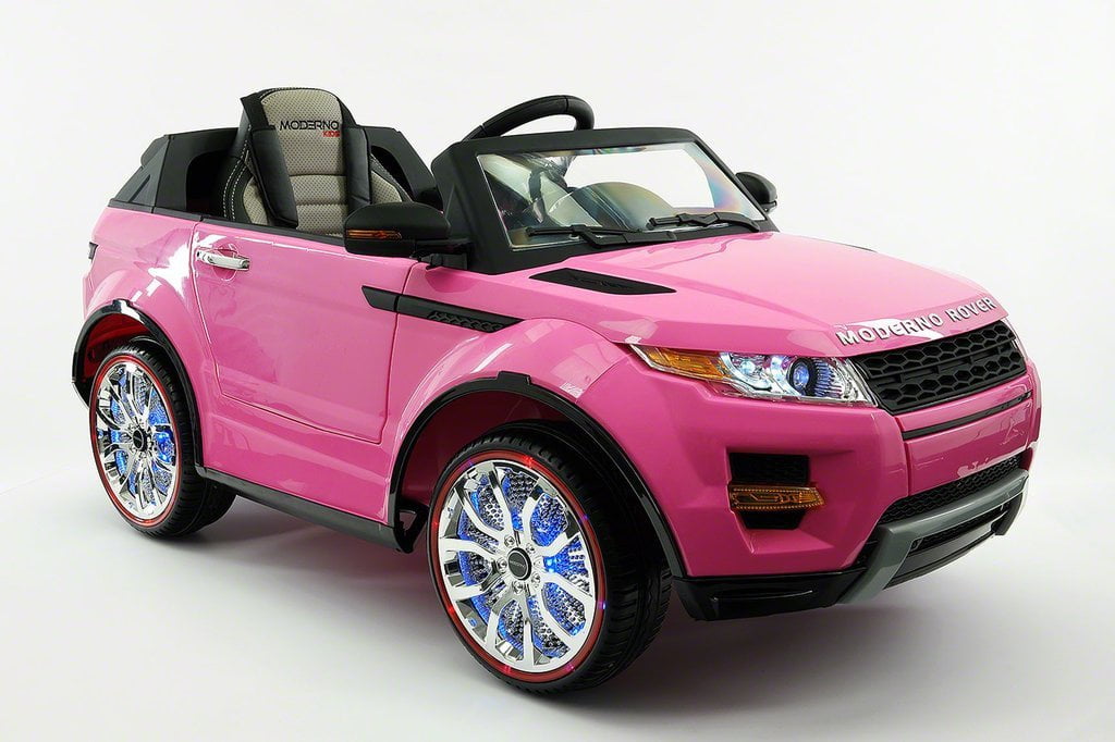 pink range rover toy