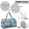 thumbnail image 6 of Garronmavis Large Quilted Duffle Bag for Women, Tropical Floral Weekender Travel Bag, Carry On Overnight Gym Dance Bag with Luggage Sleeve and Zipper Pockets, 6 of 7