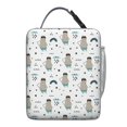 thumbnail image 6 of Bear Insulated Lunch Box Women Reusable Lunch Bag with Front Pocket Portable Lunch Bag Work Camping, 6 of 6