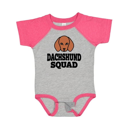 

Inktastic Dog Dachshund Squad Gift Baby Boy or Baby Girl Bodysuit