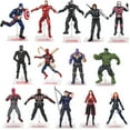 thumbnail image 2 of Marvel Avengers Figures Toys Spider Man Iron Man Movable Bracket Version Figure Model Gifts For Fans Kids, 2 of 9