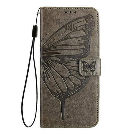 

Case for Samsung Galaxy A20s Embossing Butterfly Magnetic Premium Leather Flip Cover