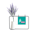 thumbnail image 1 of Contra la lucha contra el odio Tarjeta de jarrón de lavanda artificial, 1 of 3