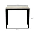 thumbnail image 3 of Moe's Home Collection Parson Marble Mini Desk White Stone Desks, 3 of 7