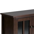 thumbnail image 6 of Atlin Designs 32" Transitional Solid Wood Low Cabinet in Tobacco Brown, 6 of 9