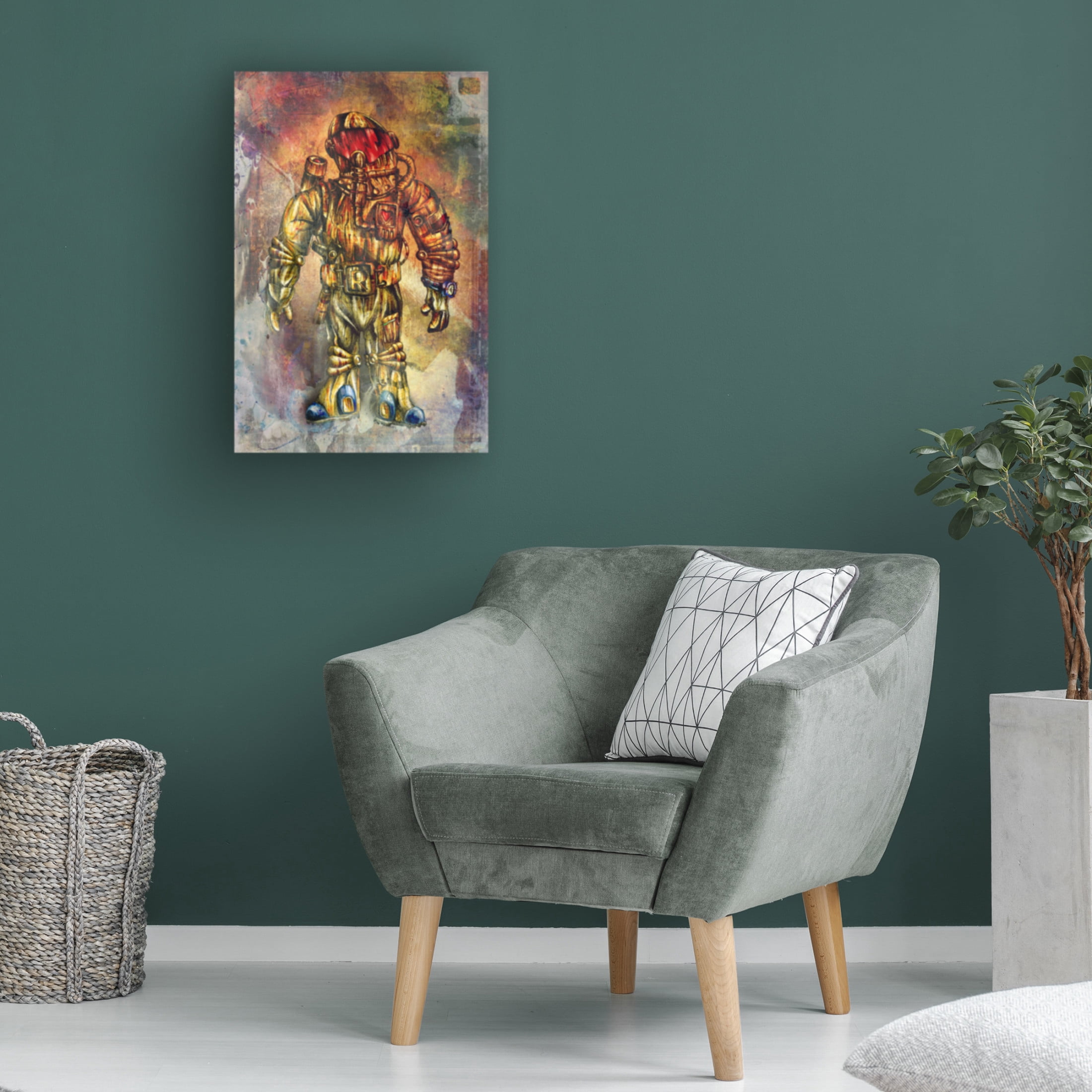 Trademark Fine Art Rafal Kulik Lunautic at love Canvas Wall Art