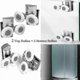thumbnail image 2 of 4pcs Heavy Duty Shower Door Rollers, 23mm Dual Zinc Alloy Wheels for Flat Sliding Tracks, 2 of 5