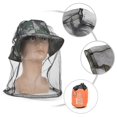 thumbnail image 4 of 5Pcs Outdoor Anti Dust Breathable Anti Mosquito Mesh Hat Insect Prevention Net Anti Bee for Fishing Travel(black ), 4 of 4