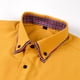 thumbnail image 5 of Blusa y camisa de manga larga con cuello vuelto para hombre, cárdigan liso de moda con cuello vuelto, camisa de negocios con botones, blusa de poliéster para hombre, 5 of 6