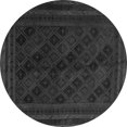 thumbnail image 1 of Ahgly Company Indoor Round Southwestern Gray Country Area Rugs, 3' Round, 1 of 1