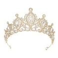 thumbnail image 6 of Exquisite Tiaras Women Crystal Crowns Princess Headpiece for Bridal Parties and Birthday Celebrations, 6 of 8