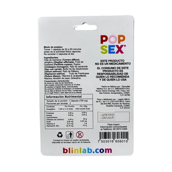 Pop sex BlinLab