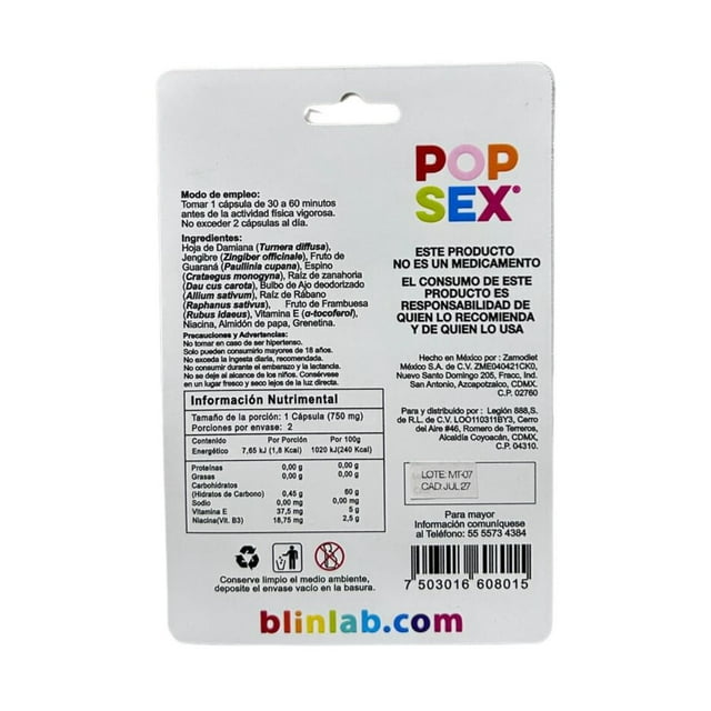 Pop sex BlinLab