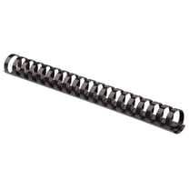 Plastic Comb Binding Spines, 1 Inch Diameter, Black, 200 Sheets, 50 Pack (52328)