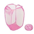 thumbnail image 4 of REIWENWEN Gyouwnl Mesh Pop-Up Laundry Hamper with Side Pocket, 4 of 6
