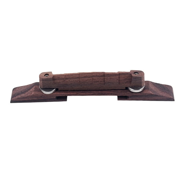 Roller Saddle Bridge Archtop Rosewood Guitar Bridge Floating Bridge for