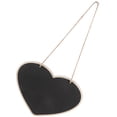 thumbnail image 3 of Miangastore 1 Pcs Wooden Blackboard Heart Shaped Chalkboard Creative Message Board with Rope, 3 of 8