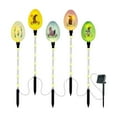thumbnail image 2 of 6-Pack Solar Easter Egg Stake Lights for Easter Decorations, Outdoor Waterproof Solar Easter Yard Stake Easter Lighted Egg Lights for Garden Patio Yard Pathway Lawn Decor (Rabbit Eggs Style), 2 of 7