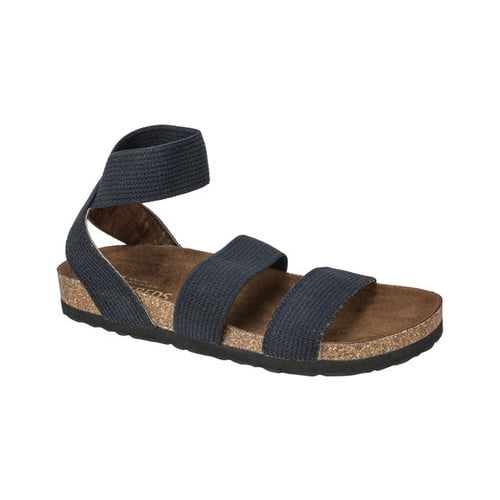 white mountain ankle strap sandals