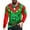 Green, variant on Mens Christmas Polo T-Shirt Long Sleeve Round Neck Christmas Special Print Mens Festivel Clothing,Green,2XL