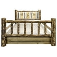 thumbnail image 6 of Glacier Country Collection California King Storage Bed w/ Laser Engraved Bear Design, 6 of 6