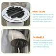 thumbnail image 2 of Stainless Steel Grill Grate Stainless Steel Air Vent Cover Exhaust Fan Cover Wall Air Outlet Air Ventilation Outlet Hood, 2 of 4