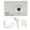 Silver, variant on Suodoka Digital Camera 40MP 1080P 2.4 Inch Screen 8x Digital Zoom Front Rear Dual Lens Compact Camera for Students Selfie Travel Black