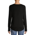 thumbnail image 2 of No Boundaries Juniors' Long Sleeve Raglan Elevate Tee, 2 of 6