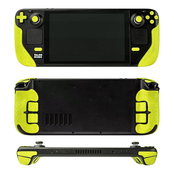 TALONGAMES Wireless Game Controller Grip Tape Ultra Version for Steam Deck, Steam Deck OLED, Yellow